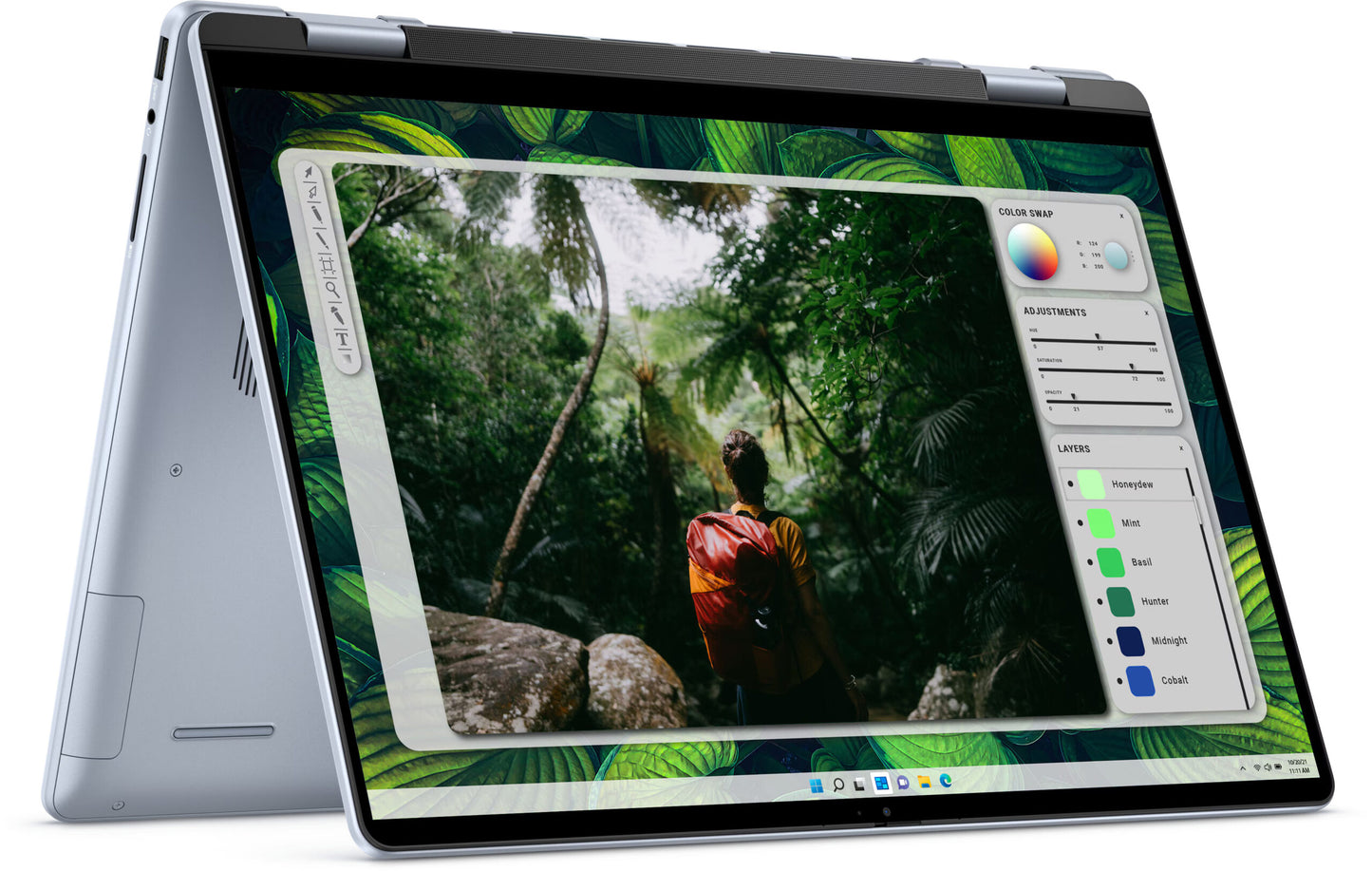 Laptop Dell Inspiron 16 7640 2-en-1, Core Ultra 7-155H Hasta 4.8 GHz, RAM 16GB, SSD 1TB, LED 16" 2.5K Touchscreen, Windows 11 Home