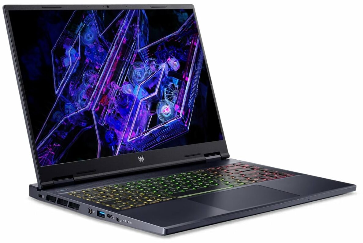 Laptop Acer Predator Helios NEO PHN14 Gaming, Ultra 9 185H Hasta 5.1 GHz, RAM 32GB, SSD 1TB, NVIDIA GeForce RTX 4070 de 8GB, LED 14.5'' WQXGA+ a 165Hz, Windows 11 Home
