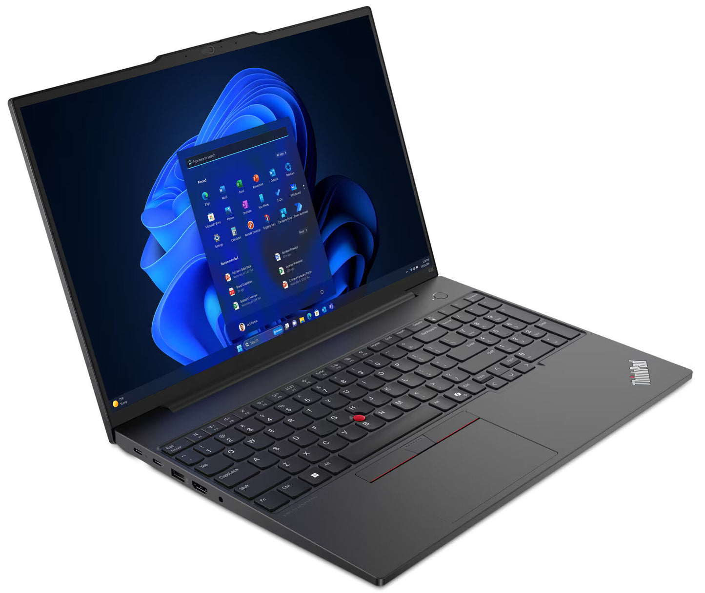 Laptop Lenovo ThinkPad E16 Gen 2, Ultra 7 155U Hasta 4.8 GHz, RAM 16GB, SSD 512GB, LED 16'' WUXGA, Windows 11 Pro