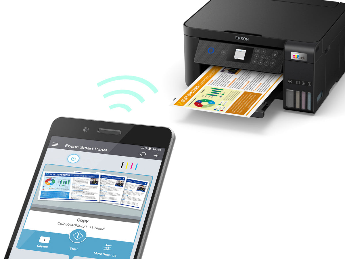 Impresora EPSON Multifuncional Ecotank L4260 - A4 / Impresión automática a doble cara (Dúplex) / USB 2.0 / Wi-Fi Direct®
