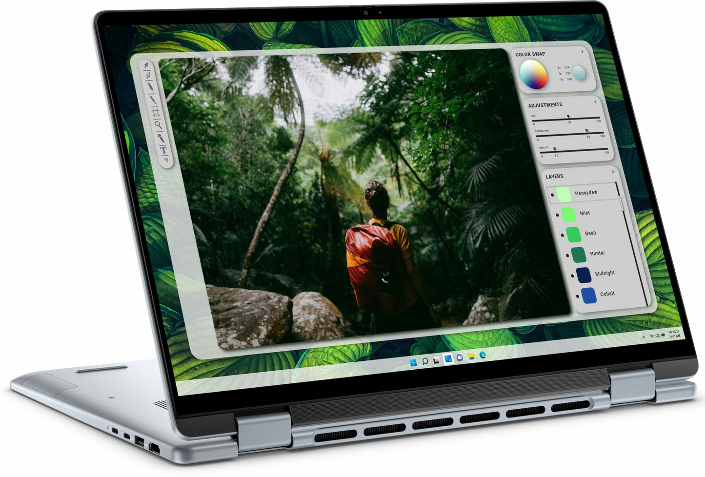 Laptop Dell Inspiron 16 7640 2-en-1, Core Ultra 7-155H Hasta 4.8 GHz, RAM 16GB, SSD 1TB, LED 16" 2.5K Touchscreen, Windows 11 Home