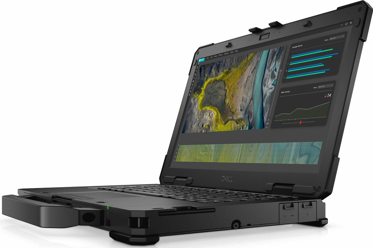 Laptop Dell Latitude 14 5430 Rugged, Intel Core i5-1145G7 Hasta 4.4 GHz, RAM 32GB, SSD 256GB. LED 14" FHD Touch, Wi-Fi + 4G LTE, Windows 11 Pro