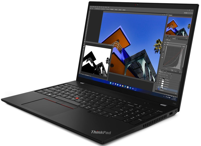 Laptop Lenovo Workstation ThinkPad P16s Gen 1, Core i5-1240P Hasta 4.4 GHz, RAM 16GB, SSD 512GB, Video 4GB NVIDIA Quadro T550, LED 16.0'' WUXGA, Windows 11 Pro
