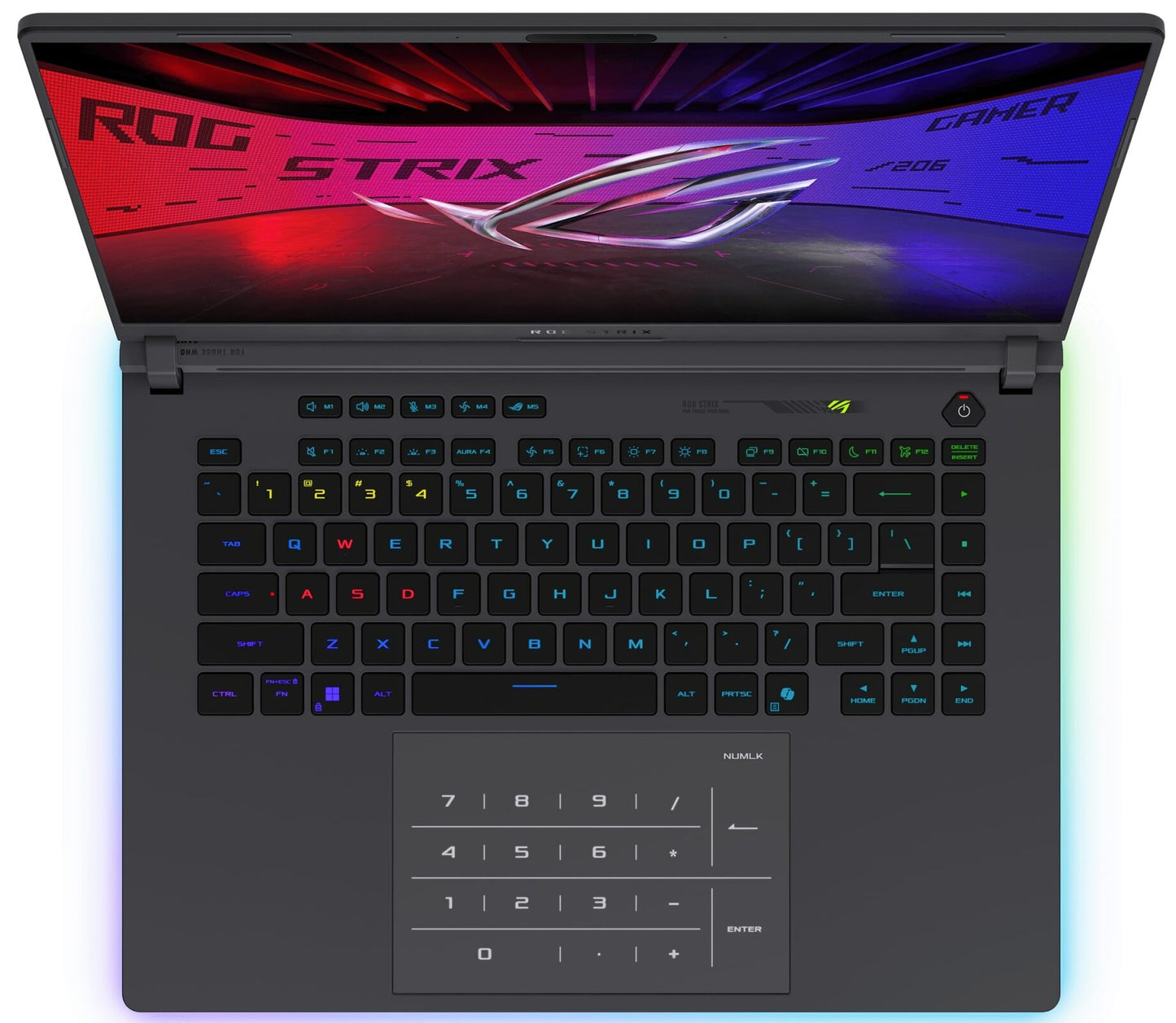Laptop Asus ROG Strix G16 - G615JMR Gaming, Intel Core i9-14900HX Hasta 5.8 GHz, RAM 16 GB, SSD 1TB, 8GB NVIDIA RTX 5060, LED 16" IPS WUXGA de 165Hz 100% sRGB, G-Sync, Windows 11 Home