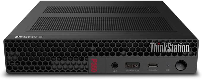 Mini-PC Lenovo Workstation ThinkStation P350 Tiny, Intel Core i9-11900T Hasta 4.9 GHz, RAM 16GB, SSD 512GB, Video 4 GB NVIDIA Quadro P1000, Windows 10 Pro