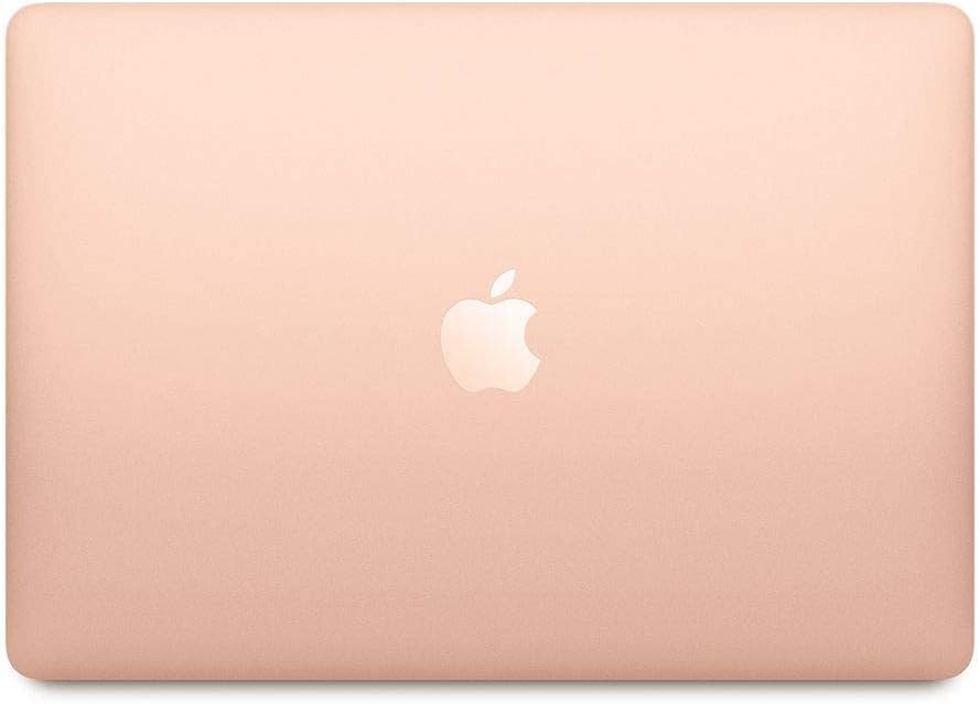 Laptop Apple MacBook Air 13, Chip M1 (8 Núcleos) con Neural Engine, RAM 8GB, SSD 256GB, Pantalla 13.3'' Gama de colores P3, TrueTone, Thunderbolt, Touch ID, Peso 1.2 kg, MacOS (Gold)