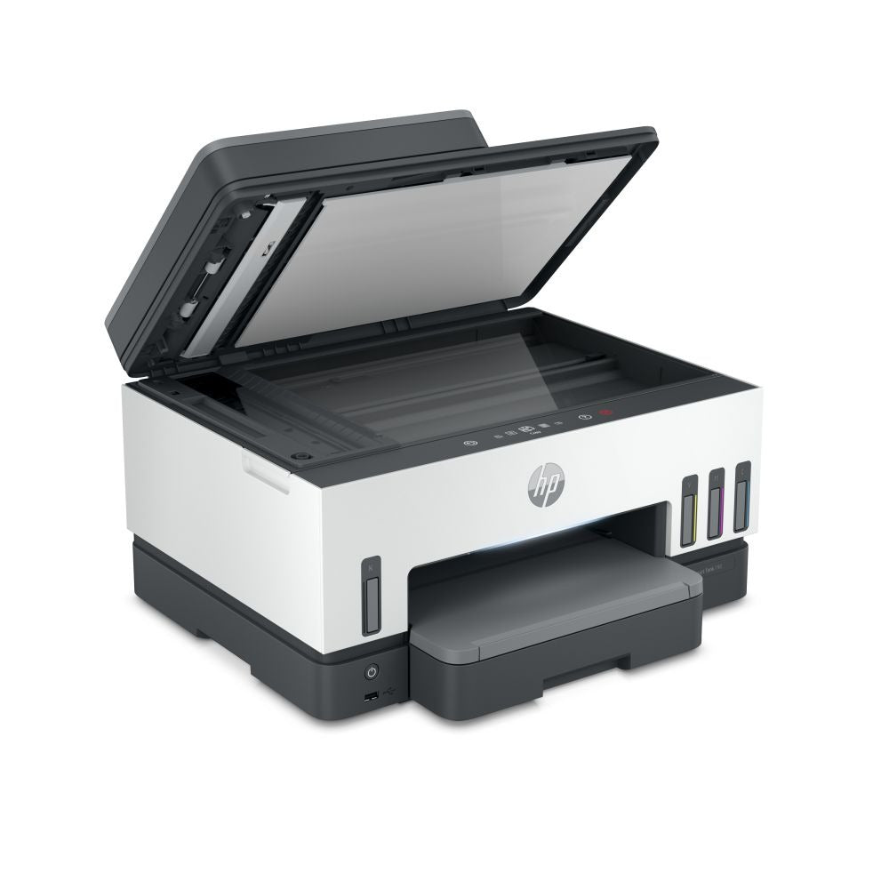 Impresora HP Multifuncional Smart Tank 790, Impresión Dúplex, Velocidad 15ppm, Fax, USB 2.0, Wi-Fi, RJ45, Color/BNegro, A4, ADF