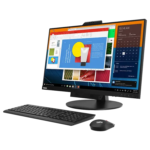Monitor Lenovo ThinkCentre Tiny-in-One (27) QHD/ VoIP/ Webcam IR RGB 1080p/ altavoces/ 99% sRGB/ DisplayPort/ pivote 90º/ compatible con modelos Tiny