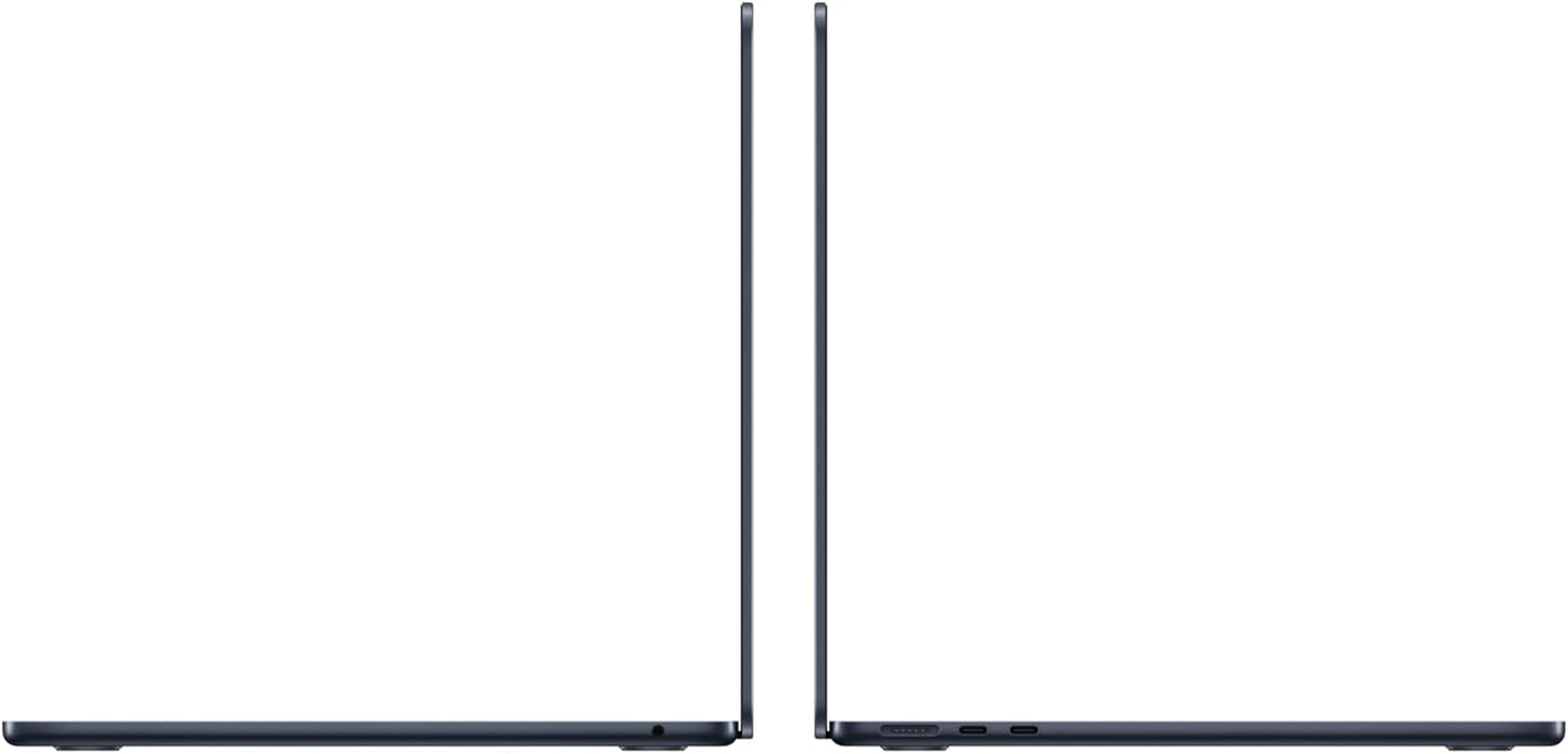Laptop Apple MacBook Air 15.3, Chip M3, RAM 8GB, SSD 512GB, Pantalla Liquid Retina 15.3’’ (2880x1864), TrueTone, Touch ID, Peso 1.5 kg, MacOS (Midnight)