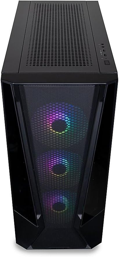 Combo-PC iBUYPOWER Mirage Gaming, Intel Core i7-14700F Hasta 5.4 GHz, RAM 16GB, SSD 1TB, Video 8GB NVIDIA GeForce RTX 4060, 600W 80 Plus Gold, Wi-Fi 6, Windows 11 Home + Monitor Gamer Curvo de 24'' a 165Hz/1ms