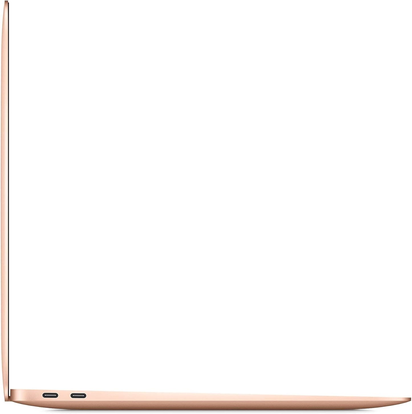 Laptop Apple MacBook Air 13, Chip M1 (8 Núcleos) con Neural Engine, RAM 8GB, SSD 256GB, Pantalla 13.3'' Gama de colores P3, TrueTone, Thunderbolt, Touch ID, Peso 1.2 kg, MacOS (Gold)