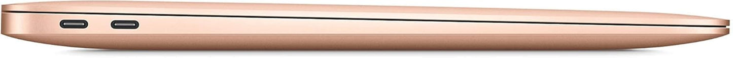 Laptop Apple MacBook Air 13, Chip M1 (8 Núcleos) con Neural Engine, RAM 8GB, SSD 256GB, Pantalla 13.3'' Gama de colores P3, TrueTone, Thunderbolt, Touch ID, Peso 1.2 kg, MacOS (Gold)