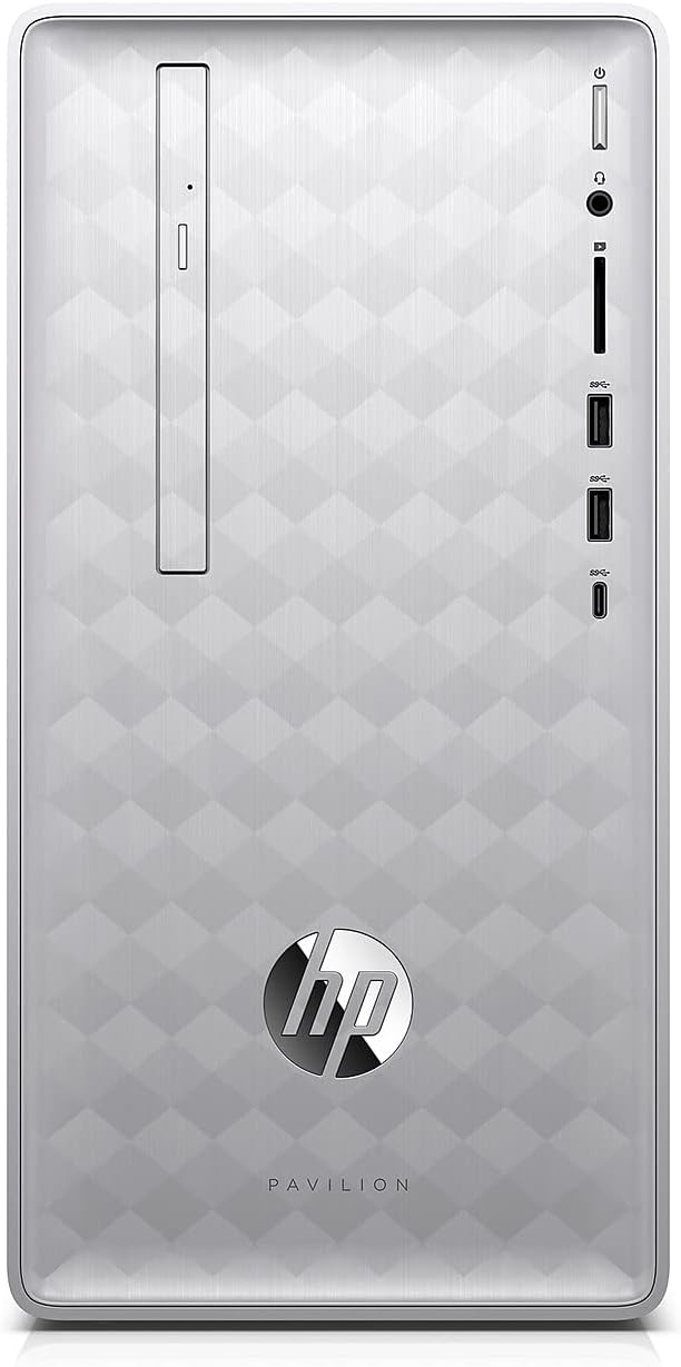Combo-PC HP Pavilion 590-P0109, AMD A12-9800 3.8GHz, RAM 12GB, SSD 128GB + HDD 2TB, Wi-Fi, DVD-RW, Windows 10 Home + Monitor 22''