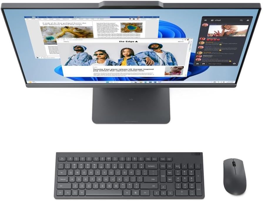 PC Lenovo Todo en Uno IdeaCentre 3 (27IRH9) Touch, Intel Core i7-13620H 3.6 GHz, RAM 32GB, SSD 1TB, LED 27" FHD Táctil de 100 Hz, Wi-Fi, BT, Windows 11 Pro