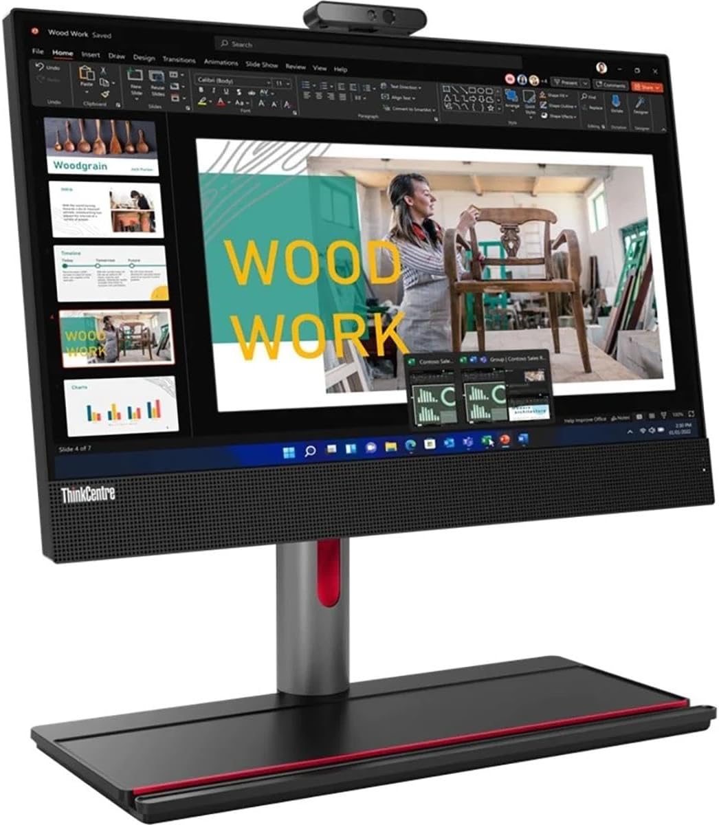 PC Lenovo Todo en Uno ThinkCentre M70A Gen 3, Intel Core i7-12700 Hasta 4.9 GHz, RAM 16GB, SSD 1TB, LED 21.5" Full HD, DVD-RW, Windows 11 Pro