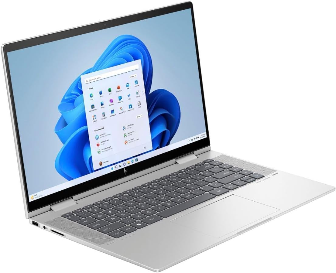 Convertible HP ENVY X360 15-FE10 2-en-1, Core Ultra 7 155U Hasta 4,8 GHz, RAM 16GB, SSD 512GB, 15.6" FHD Touch, Windows 11 Home