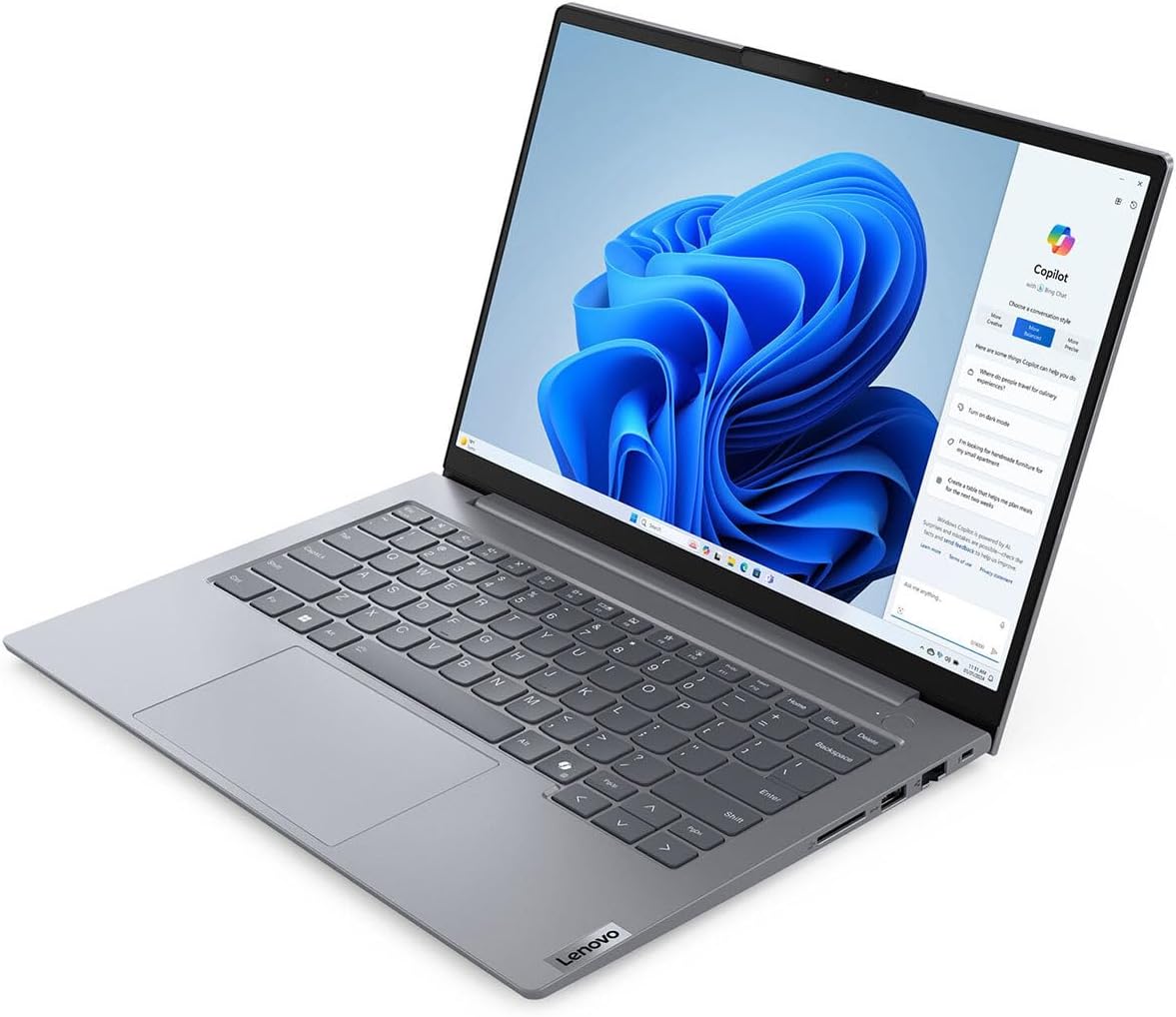 Laptop Lenovo ThinkBook 14 G7 IML, Intel Core Ultra 7 155H Hasta 4.8 GHz, RAM 16GB, SSD 512GB, LED 14" WUXGA, Windows 11 Pro