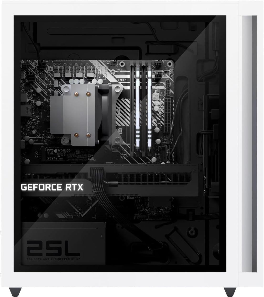 PC HP Omen 25L GT15 Gaming, Intel Core i5-14400F Hasta 4.7GHz, RAM 32GB, SSD 1TB, Video 8GB NVIDIA GeForce RTX 4060, Windows 11 Home