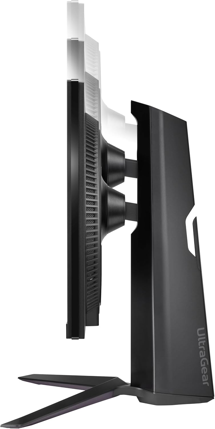 Monitor LG Gaming UltraGear 24GS65F-B, 24", Full HD, 16:9, HDMI, DP, 180 Hz, 1ms, Pivote, Color Gamut sRGB al 99%, HDR10, NVIDIA G-Sync / AMD FreeSync Premium