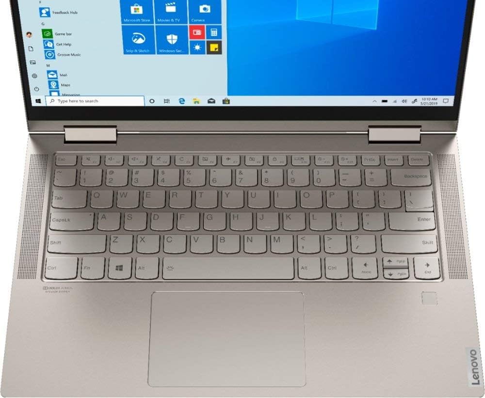 Convertible Lenovo Yoga C740-14IML 2-en-1, Core i7-10510U Hasta 4.9 GHz, RAM 8GB, SSD 512GB, LED 14" FHD Touch, HDR Dolby Vision, Windows 11 Home