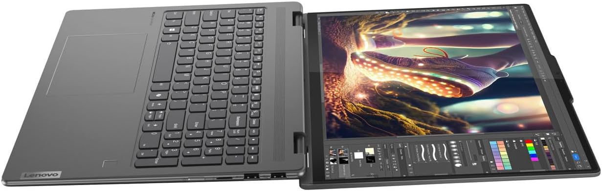 Convertible Lenovo Yoga 7i (16") 2-en-1, Intel Core Ultra 7-155U Hasta 4.8 GHz, RAM 16GB, SSD 1TB, LED 16" WUXGA Touchscreen, Windows 11 Home