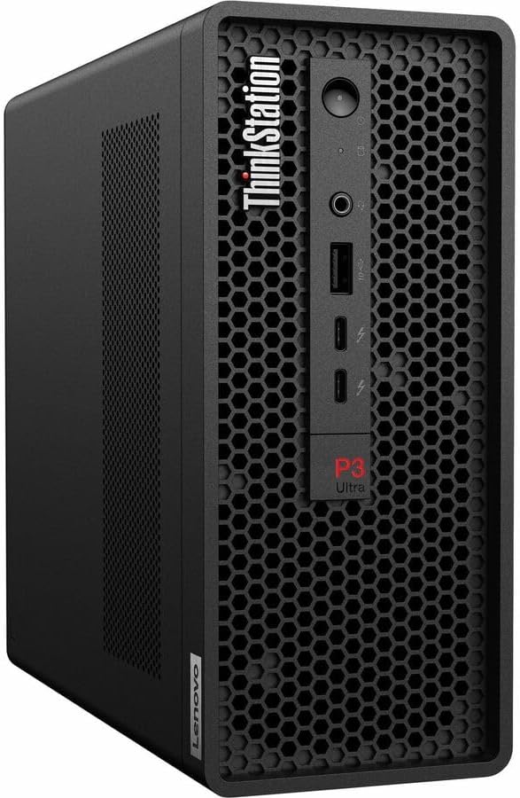 PC Lenovo ThinkStation P3 Ultra (SFF), Intel Core i9-13900 Hasta 5.2 GHz, RAM 64GB, SSD 1TB, 12GB NVIDIA Quadro RTX A2000, Windows 11 Pro
