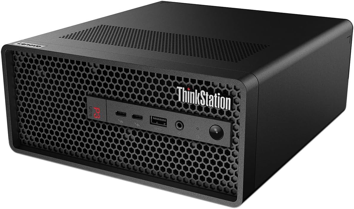 PC Lenovo Workstation ThinkStation P3 Ultra USFF, Intel Core i7-14700 Hasta 5.4 GHz, RAM 16GB, SSD 512GB, Video 4 GB NVIDIA Quadro T400, Windows 11 Pro