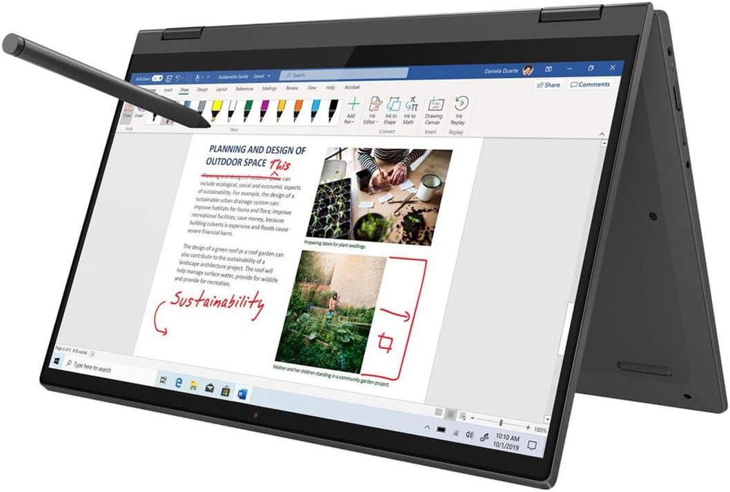Convertible Lenovo IdeaPad Flex 5 2-en-1, AMD Ryzen 7 4700U Hasta 4.1 GHz, RAM 8GB, SSD 512GB, LED 14" Full HD Touch, Windows 10 Home