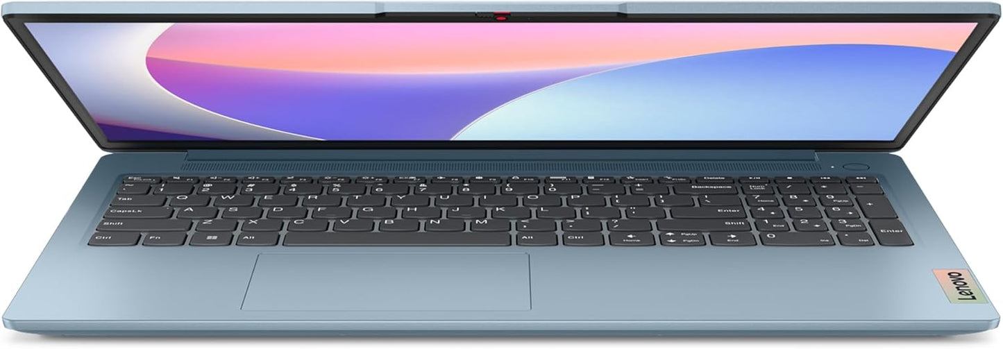 Laptop Lenovo IdeaPad Slim 3, Intel Core i3-N305 Hasta 3.8 GHz, RAM 8GB, SSD 512GB, LED 15.6" FHD