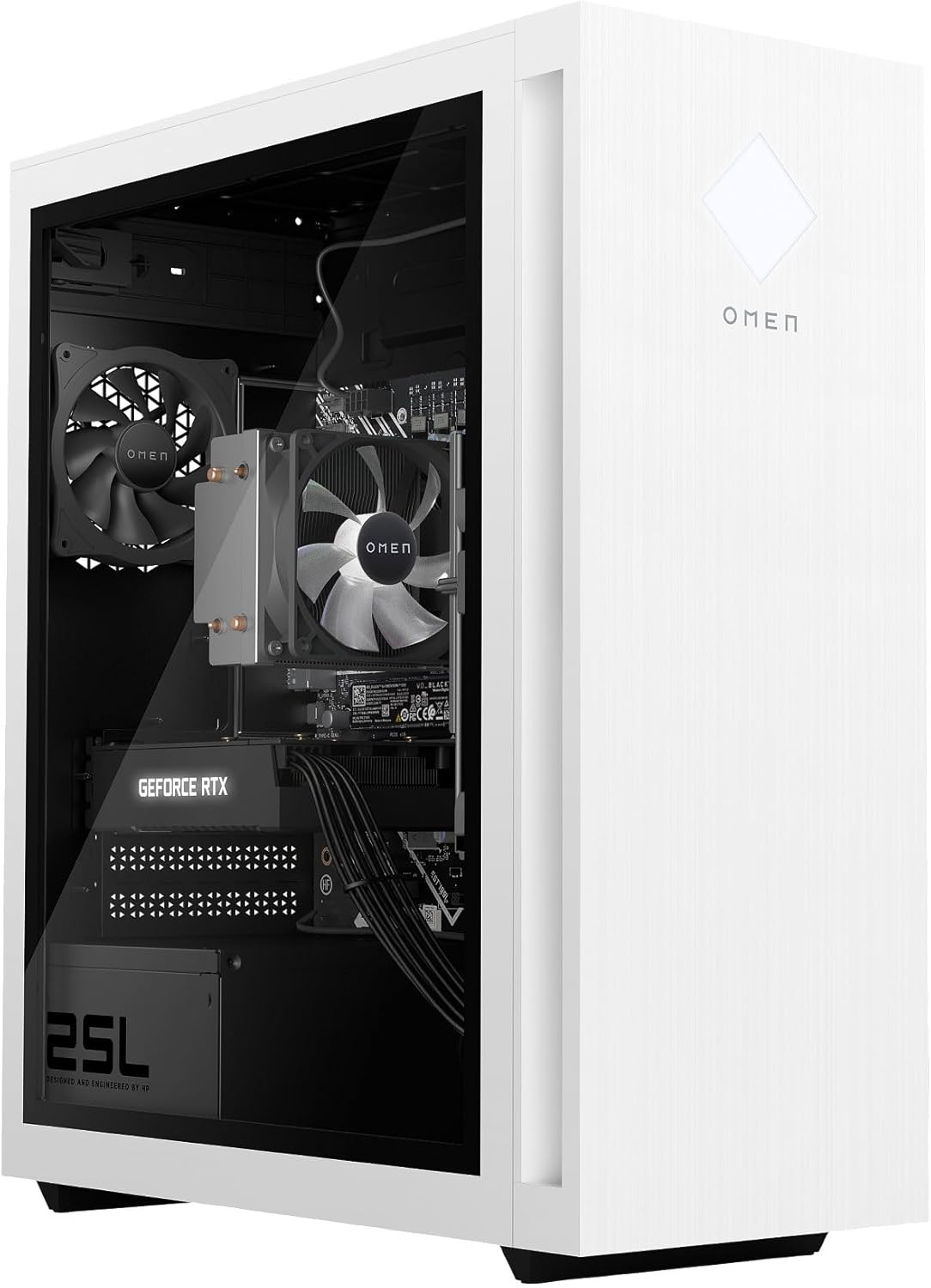 PC HP Omen 25L GT15 Gaming, Intel Core i5-14400F Hasta 4.7GHz, RAM 32GB, SSD 1TB, Video 8GB NVIDIA GeForce RTX 4060, Windows 11 Home