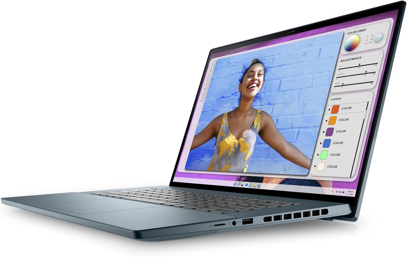 Laptop Dell Inspiron 16 7620, Intel Core i7-12700H Hasta 4.7 GHz, RAM 16GB, SSD 512GB, Video 4 GB NVIDIA RTX 3050Ti, LED 16" 3K 100% sRGB, Windows 11 Home