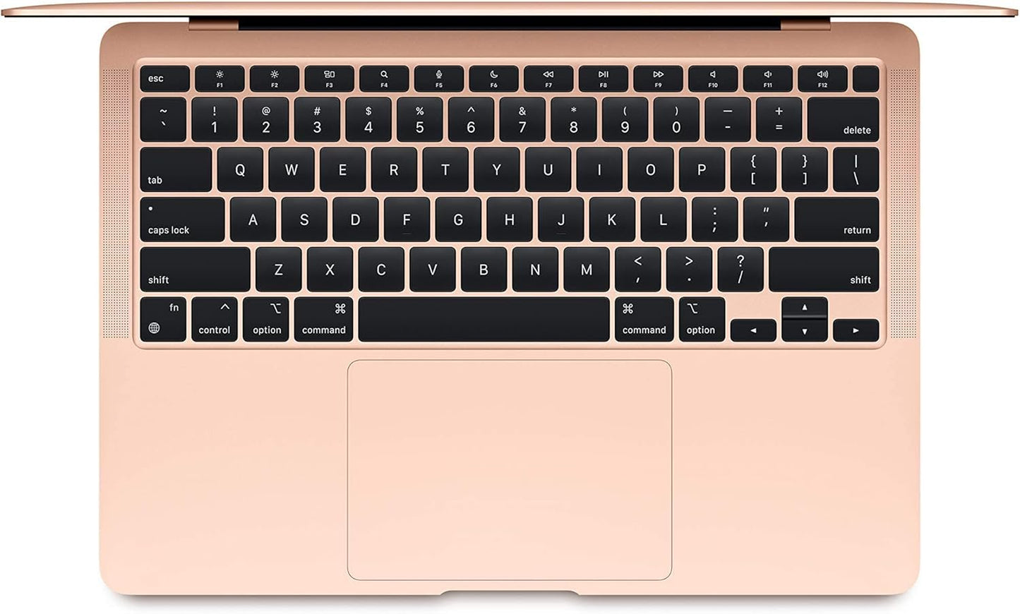 Laptop Apple MacBook Air 13, Chip M1 (8 Núcleos) con Neural Engine, RAM 8GB, SSD 256GB, Pantalla 13.3'' Gama de colores P3, TrueTone, Thunderbolt, Touch ID, Peso 1.2 kg, MacOS (Gold)