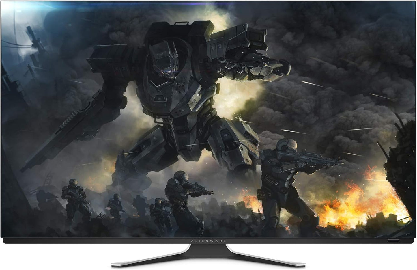 Monitor Dell Alienware Gaming AW5520QF de 55" 4K OLED a 120 Hz/0,5 ms, Colores Perfectos HDR10, Gama de colores DCI-P3 98,5%, Iluminación Programable AlienFX, NVIDIA G-Sync & AMD FreeSync, Diseño Alienware Legend ID
