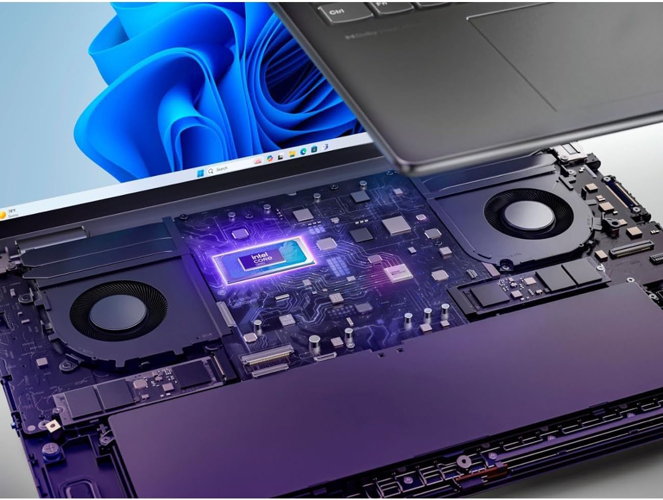 Convertible Lenovo Yoga 7i (16") 2-en-1, Intel Core Ultra 7-155U Hasta 4.8 GHz, RAM 16GB, SSD 1TB, LED 16" WUXGA Touchscreen, Windows 11 Home
