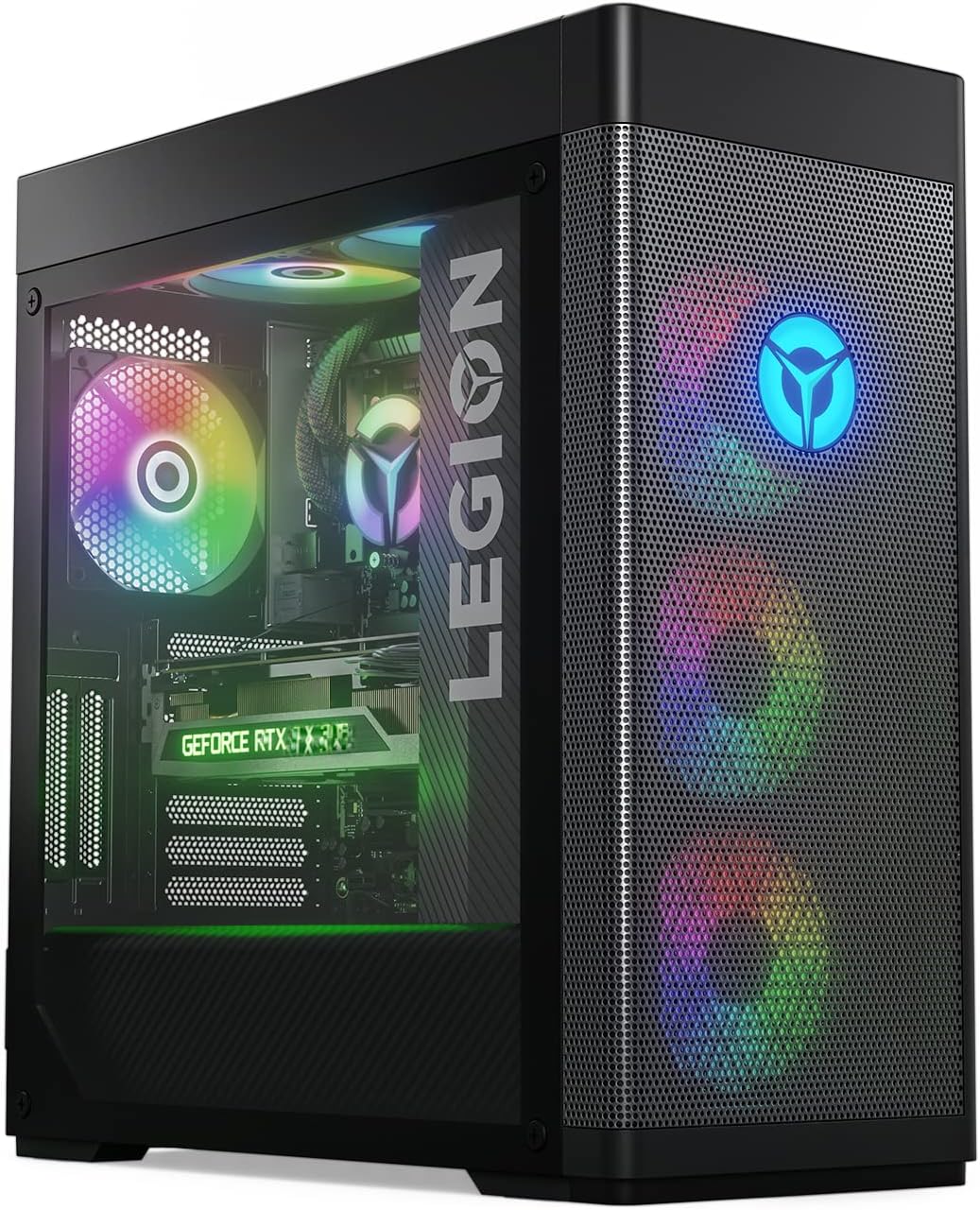 PC Lenovo Legion Tower T7 34IAZ7 Gaming, Intel Core i9-12900K Hasta 5.2 GHz, RAM 64GB, SSD 1TB, Video 10GB NVIDIA GeForce RTX 3080, PSU 850W Gold, Wi-Fi 6E, Windows 11 Home