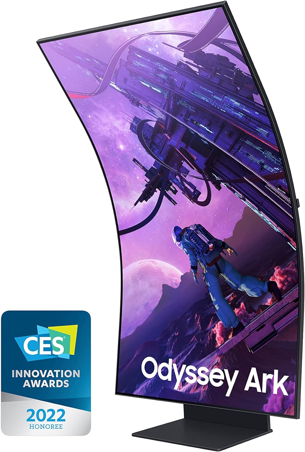 Monitor Samsung Gaming Odyssey ARK LS55BG970NNXGO, 55" VA 4K (3840 x 2160), Curvo (1000R), HDMI, USB2.0, Ethernet, Wi-Fi, Bluetooth, 165 Hz, 1ms, 92%cobertura DCI, FreeSync Premium Pro