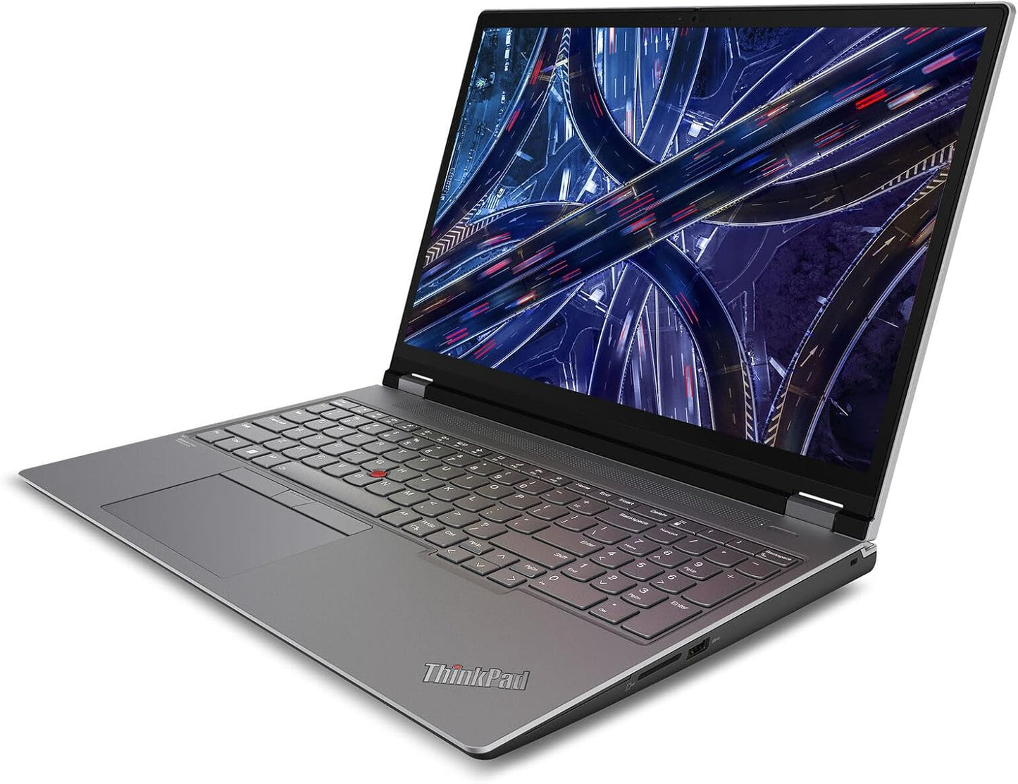 Laptop Workstation Lenovo ThinkPad P16 Gen2, Core i7-13850HX Hasta 5.3 GHz, RAM 32GB, SSD 512GB, 6GB NVIDIA RTX A1000, LED 16.0'' WQXGA a 165Hz, Windows 11 Pro