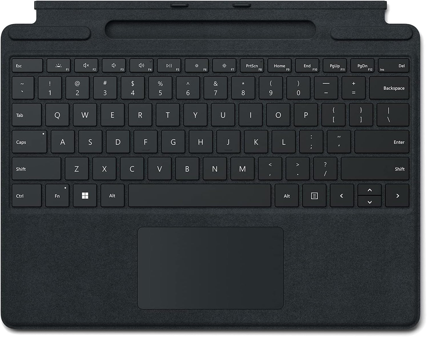 Teclado Microsoft Surface Pro Keyboard Cover con Slim Pen 2 (Negro)