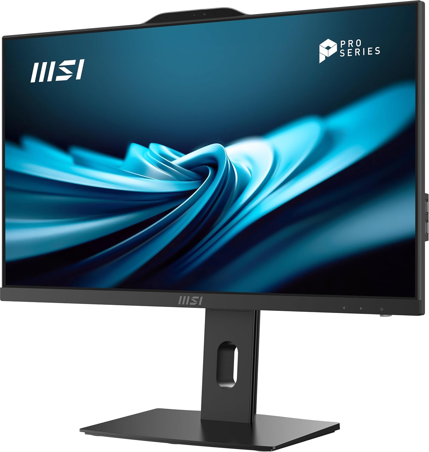 PC MSI Todo-en-Uno PRO AP242P/ Core i7-14700 Hasta 5.4 GHz, RAM 32GB, SSD 1TB, 24" Full HD a 100Hz, I.A.Integrada, Windows 11 Pro