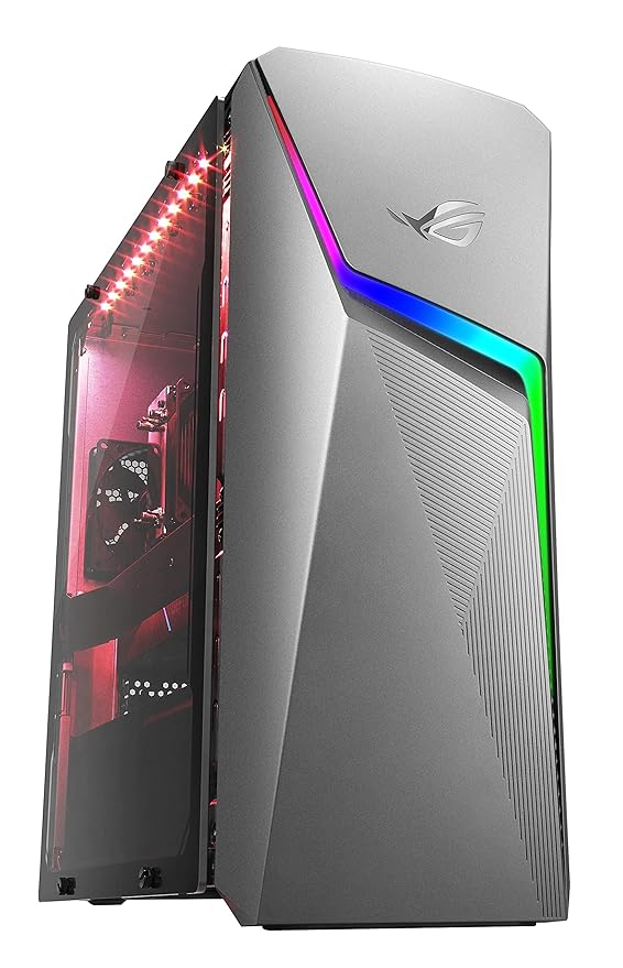 Combo-PC Asus ROG Strix G10DK Gaming, AMD Ryzen 7 5700G 3.8 GHz, RAM 16GB, SSD 512GB, 6GB NVIDIA RTX 2060, Monitor Gamer 24'' 165 Hz, Windows 11 Home