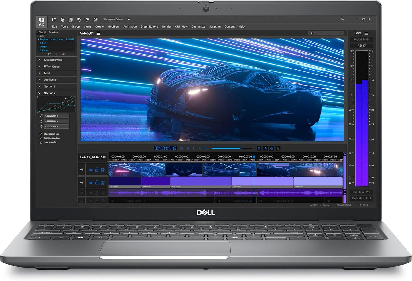 Laptop Dell WorkStation Precision 3591, Intel Core Ultra 7 155H Hasta 4.8 GHz, RAM 32GB, SSD 1TB, 4GB NVIDIA Quadro RTX A500 ADA, LED 15.6" FHD, Windows 11 Pro