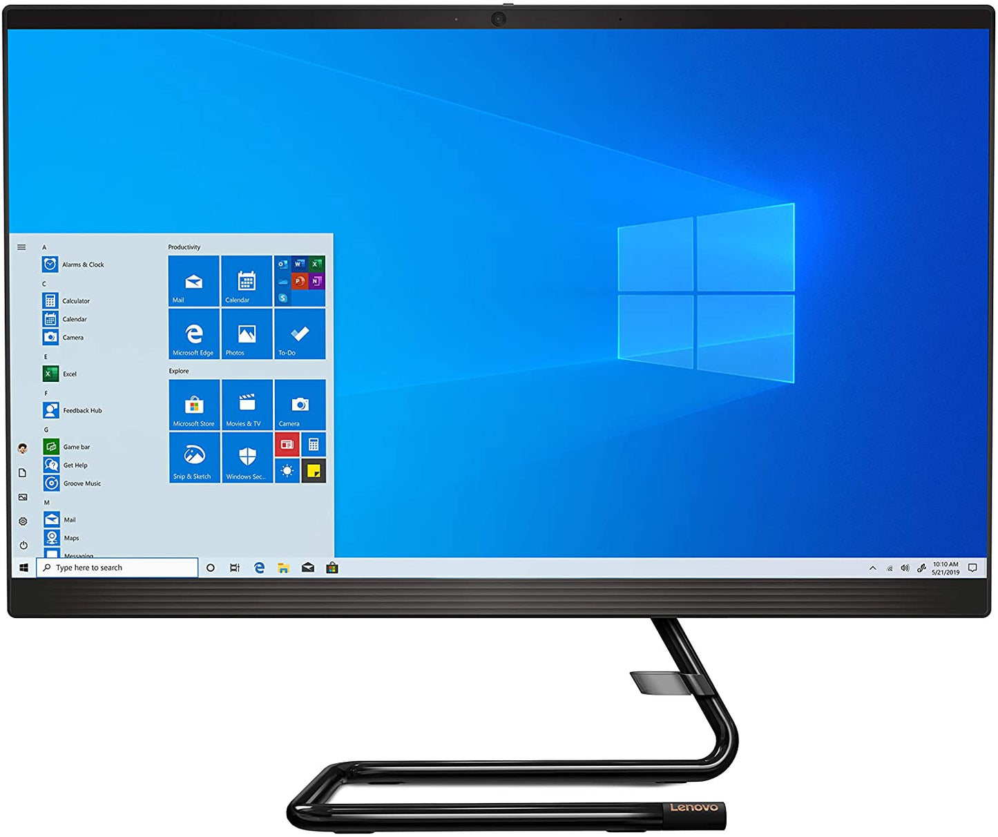PC Lenovo Todo en Uno IdeaCentre 3 (24ITL6), Intel Core i3-1215U Hasta 4.4 GHz, RAM 8GB, SSD 512GB, Wi-Fi, BT, LED 24" Full HD