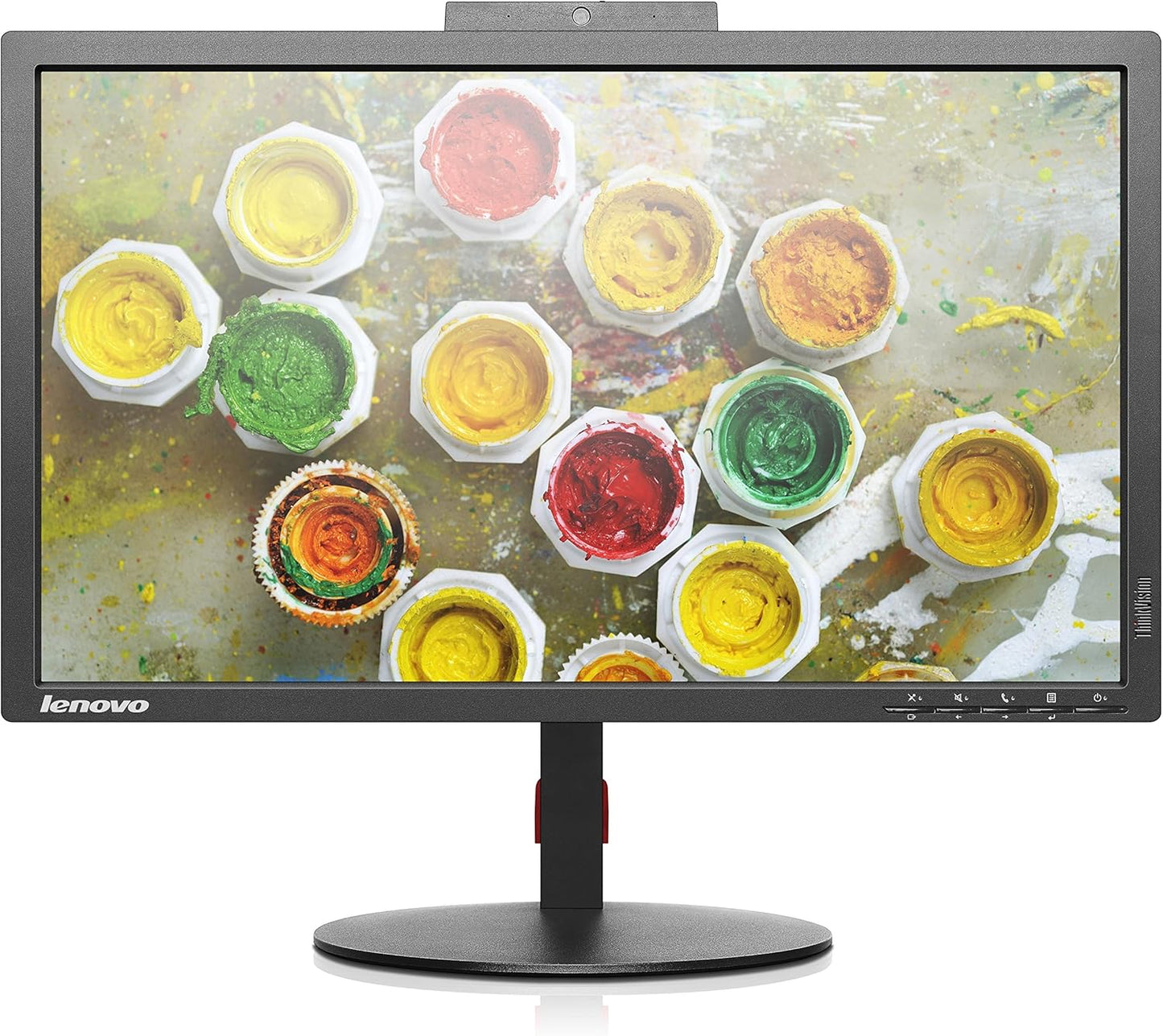 Monitor Lenovo ThinkVision T2224z de 21.5", IPS LED, FHD 1920x1080, HDMI, DP, VGA,USB, Camara FHD, Parlante