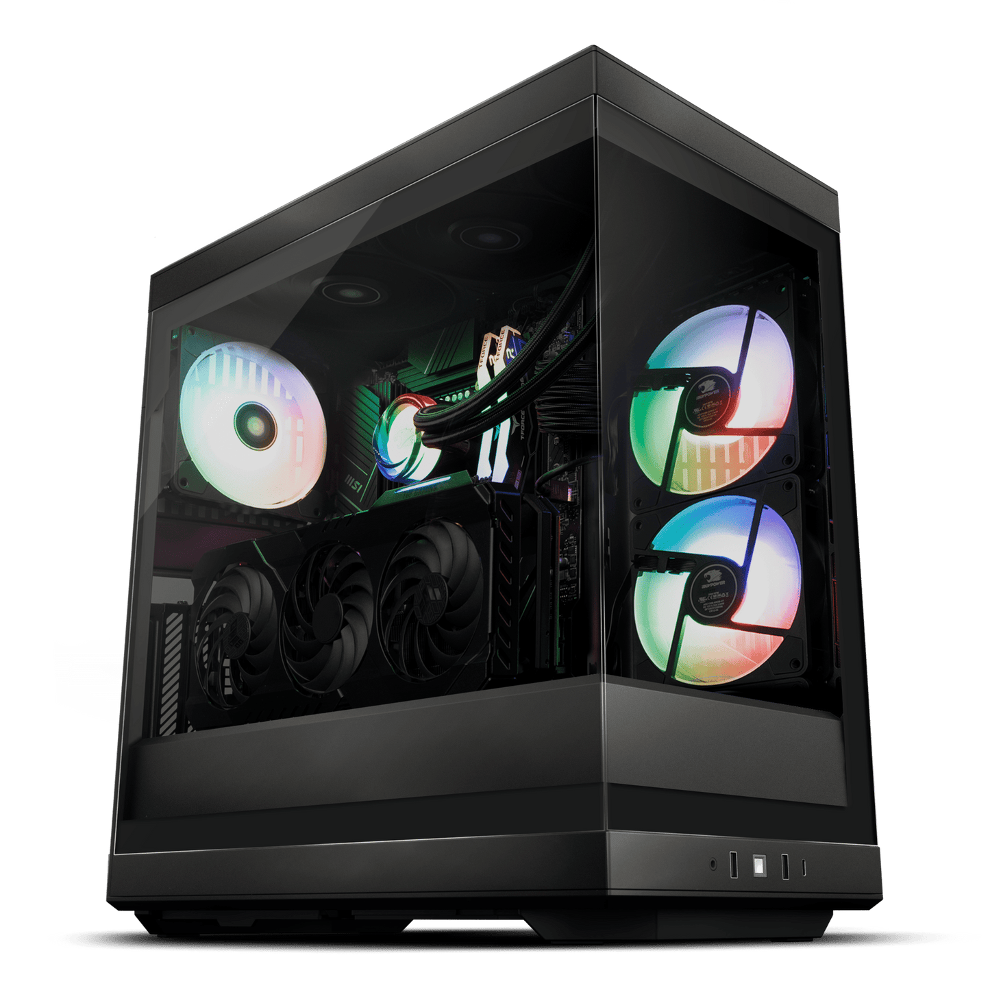 PC iBUYPOWER Y40 Pro Black Gaming, Intel Core i7-14700F Hasta 5.4 GHz, RAM 32GB, Mainboard Intel Z790, Unidad SSD 2TB, Video 12GB NVIDIA GeForce RTX 4070Ti, 700W 80 Plus, Windows 11 Home