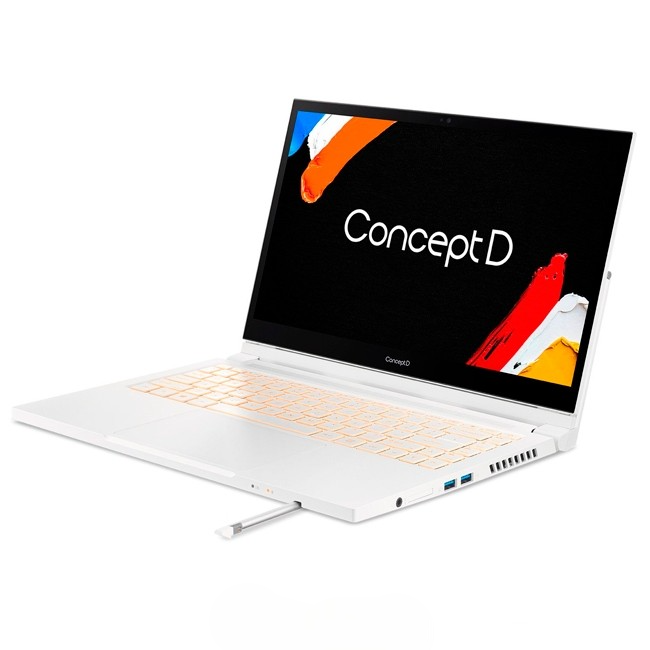 Convertible ACER ConceptD 3 Ezel Pro, Core i7-10750H 2.6GHz, RAM 16GB, SSD 512GB, Video 6GB Nvidia GTX 1650 Ti Max-Q, LED 14" Full HD Touch 100% sRGB, Windows 10 Pro
