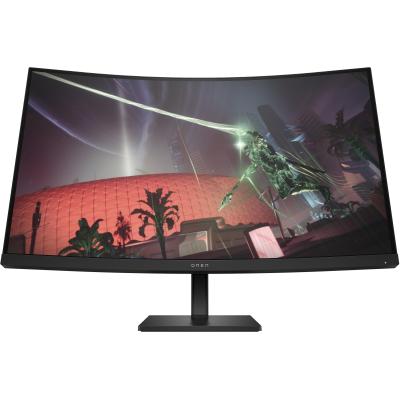 Monitor HP Curvo gaming OMEN 32C de 31.5'', Resolución QHD" Curvatura 1500R, Actualización de 165Hz, Gama de Cromática de 99% sRGB, 90 % de DCI-P3, HDR Activado, DisplayPort