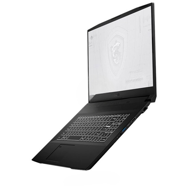 Laptop MSI WorkStation WF76-11UI, Core i7-11800H Hasta 4.6 GHz, RAM 16GB, SSD 512GB, Video 4GB NVIDIA Quadro T1200, LED 17.3" Full HD, 100% sRGB, Windows 11 Pro (Arquitectura & Ingeniería)
