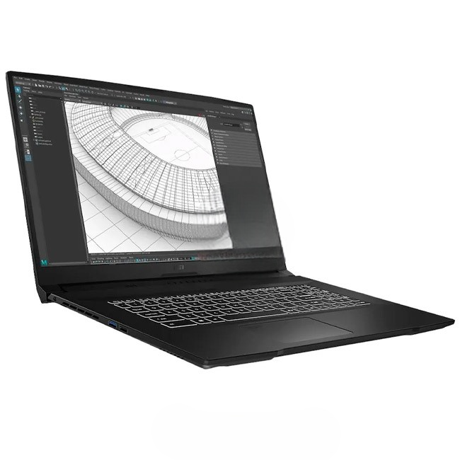 Laptop MSI WorkStation WF76-11UI, Core i7-11800H Hasta 4.6 GHz, RAM 16GB, SSD 512GB, Video 4GB NVIDIA Quadro T1200, LED 17.3" Full HD, 100% sRGB, Windows 11 Pro (Arquitectura & Ingeniería)