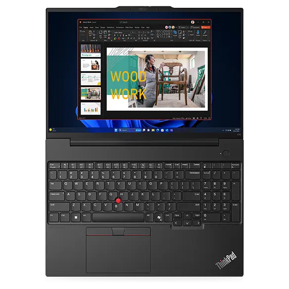 Laptop Lenovo ThinkPad E16 Gen 2, Ultra 7 155U Hasta 4.8 GHz, RAM 16GB, SSD 1TB, LED 16'' WUXGA, Windows 11 Pro