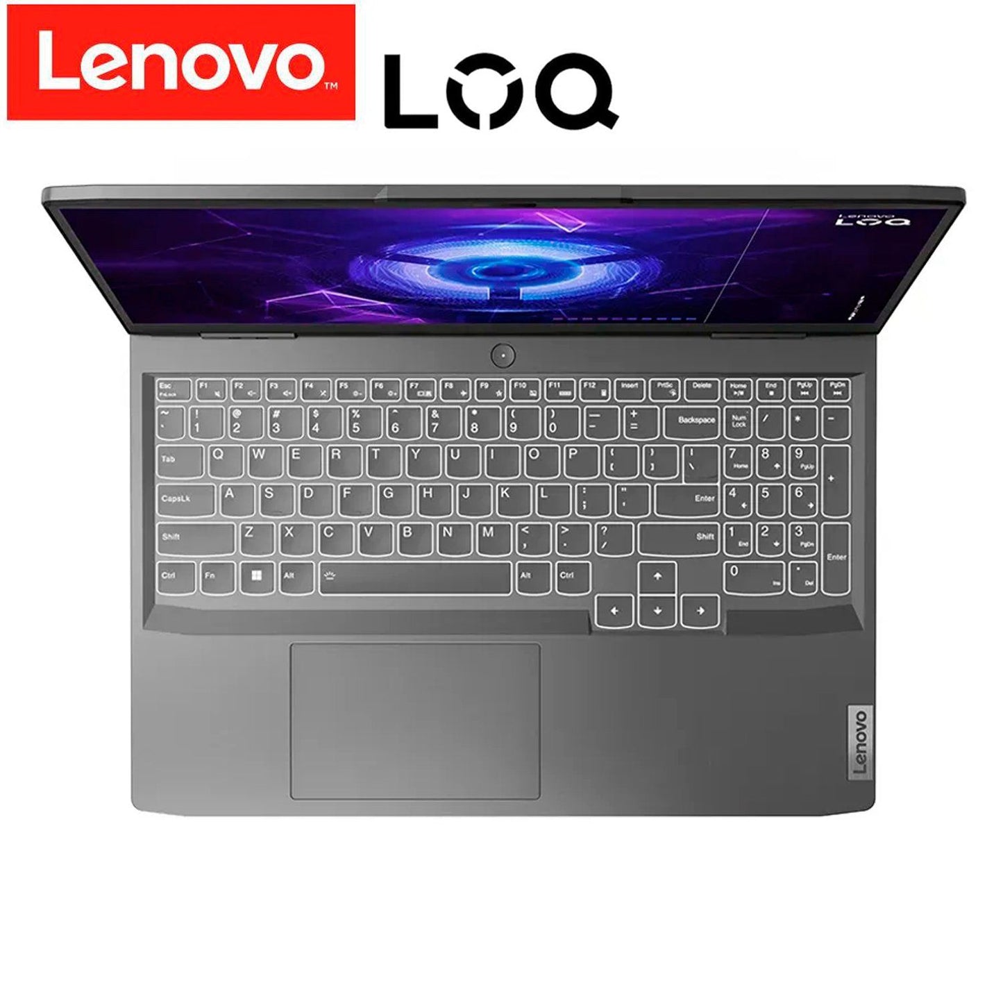 Laptop Lenovo LOQ (15'') Gaming, Intel Core i5-12450HX Hasta 4.4 GHz, RAM 16GB, SSD 512GB, Video 6GB NVIDIA RTX 3050, LED 15.6" Full HD a 144 Hz